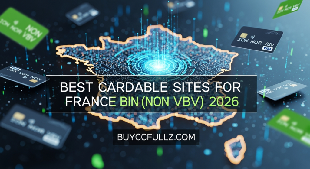Best Cardable Sites for France BIN List (Non VBV) 2026