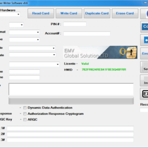 EMV CHIP WRITING SOFTWARE V8.6
