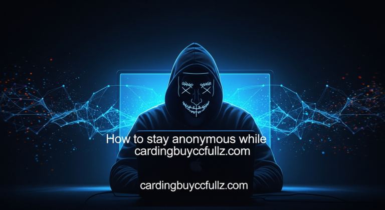 How to stay anonymous while carding