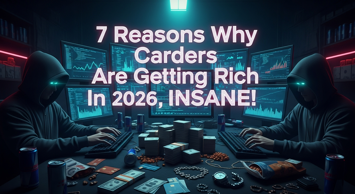 7 Reasons Why carders Are Getting Rich In 2026, INSANE!